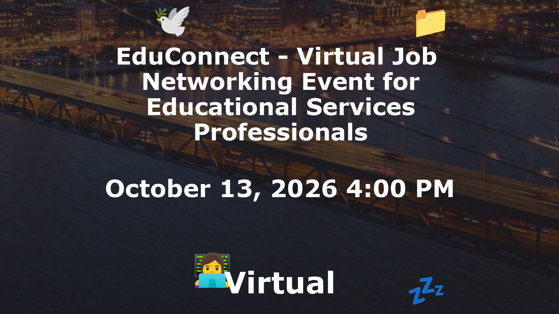 EduConnect - Virtual Job  Networking Event for Educational Services Professionals event image